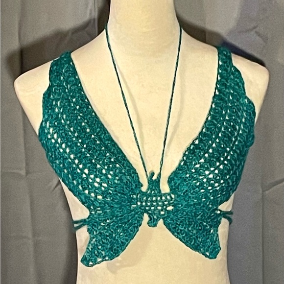 Butterfly Bohemian Crop Top Handmade to order 100% Cotton
Custom Order - Picture 3 of 3